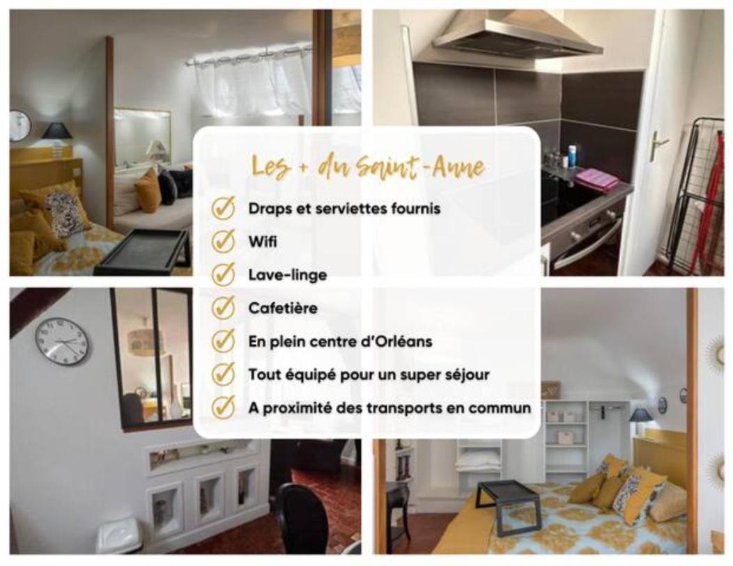 Le Sainte Anne *Studio* Daire Orléans Dış mekan fotoğraf